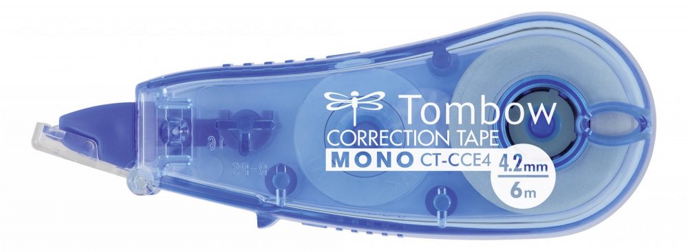 Tombow Korektor u traci MONO CCE, prozirno plava