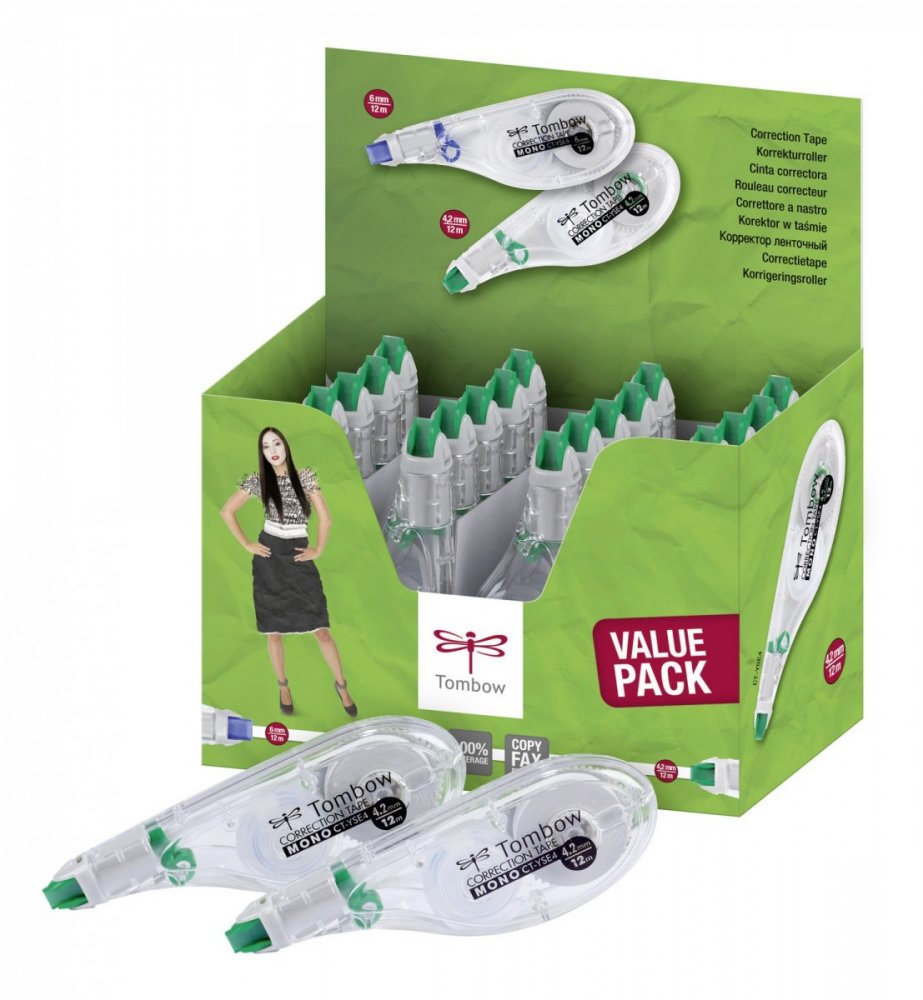 Korektor w taśmie sz. 4,2 mm, d. 12 m, 20 szt.