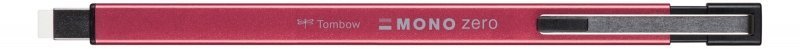 Tombow Gumica u olovci Mono Zero METAL, 2,5 mm x 5 mm, crvena