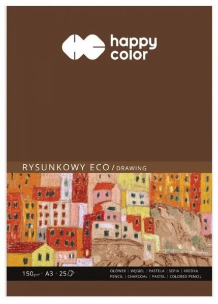 Happy Color Blok ECO papírů A4, 150g, 25 listů