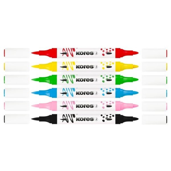 Kores Akrylové popisovače Kreative Marker, set 6 barev