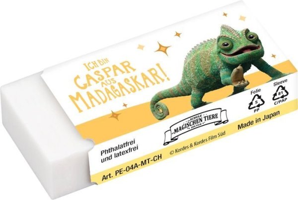Tombow Guma MONO M, 19 g, s motivem chameleona z filmu „Škola kouzelných zvířat“