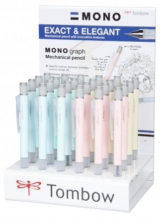 Tombow Tehnička olovka MONO graph pastel, 24 kom.