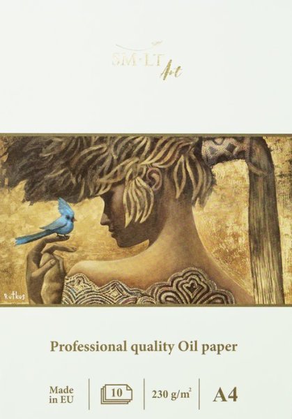 SMLT art Blok professional Oil, A4, 10 listů, 230g/m2