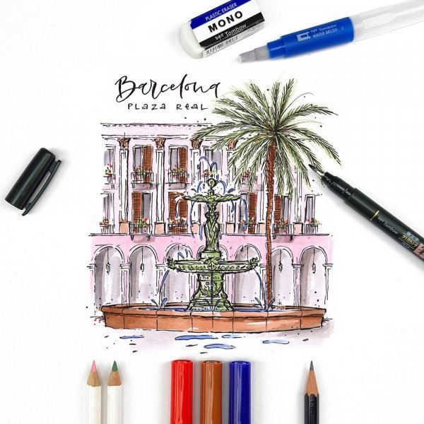 Tombow Set Urban Sketching Set