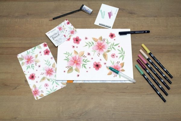 Tombow Set za akvarel Floral