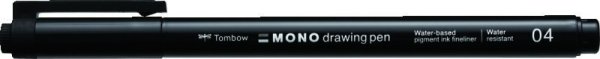 Tombow Set MONO drawing pen Bold, 4 komada: 02 (cca 0,3 mm), 04 (cca 0,4 mm), 06 (cca 0,5 mm), 08 (cca 0,6 mm)