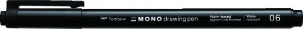 Tombow Set MONO drawing pen Bold, 4 komada: 02 (cca 0,3 mm), 04 (cca 0,4 mm), 06 (cca 0,5 mm), 08 (cca 0,6 mm)