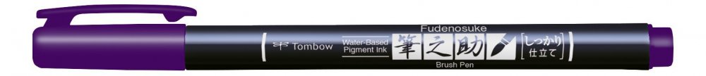 Tombow Flomaster Fudenosuke, purple