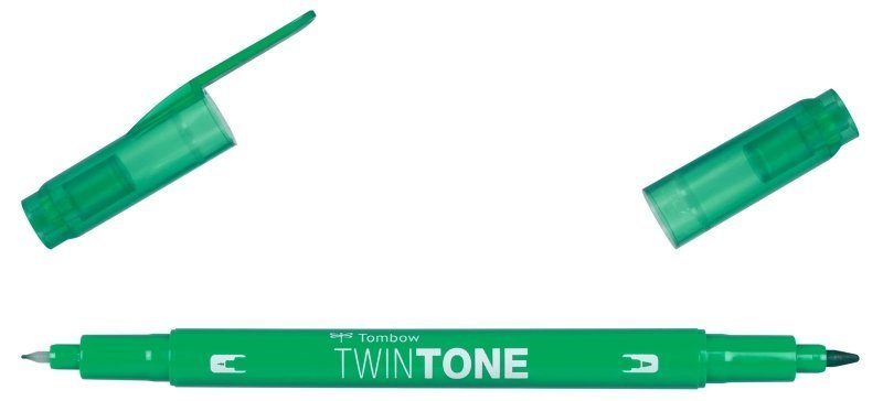 Dwustronny marker TwinTone, green
