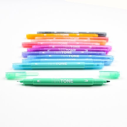 Tombow Set obostranih flomastera TwinTone, Pastels