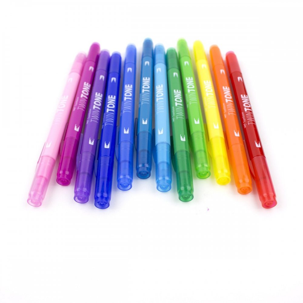 Tombow Set obostranih flomastera TwinTone, Rainbow