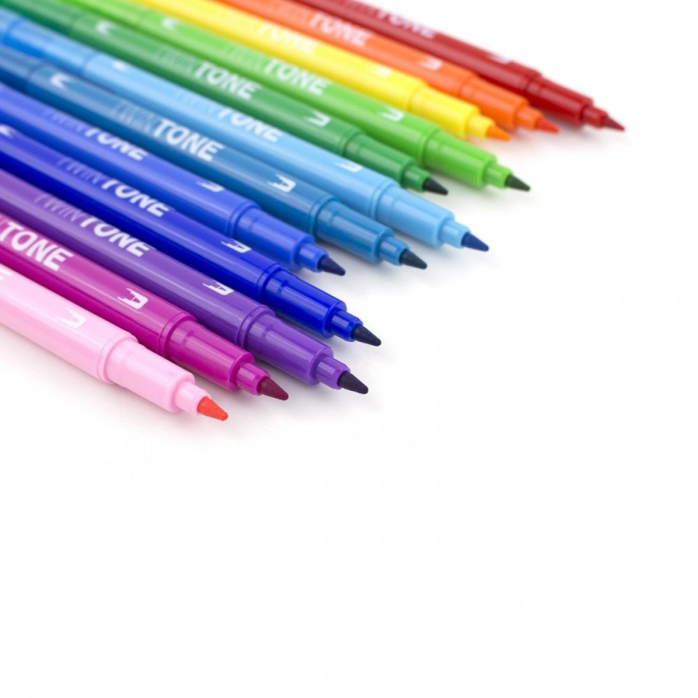 Tombow Set obostranih flomastera TwinTone, Rainbow