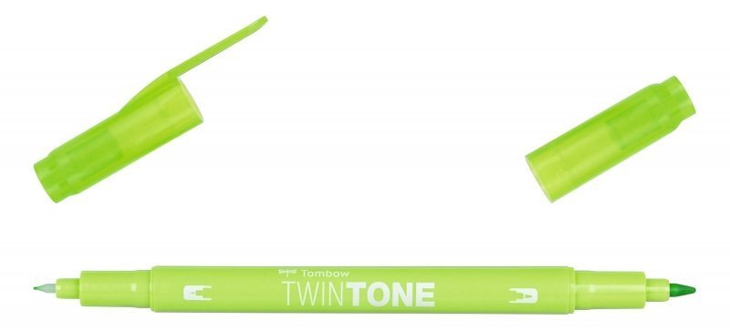 Dwustronny marker TwinTone, lime green
