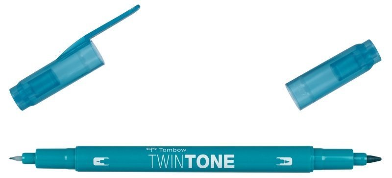 Dwustronny marker TwinTone, turquoise blue