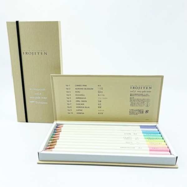 Tombow Irojiten sada pastelek 10ks - Volume 7 - Very pale tone III