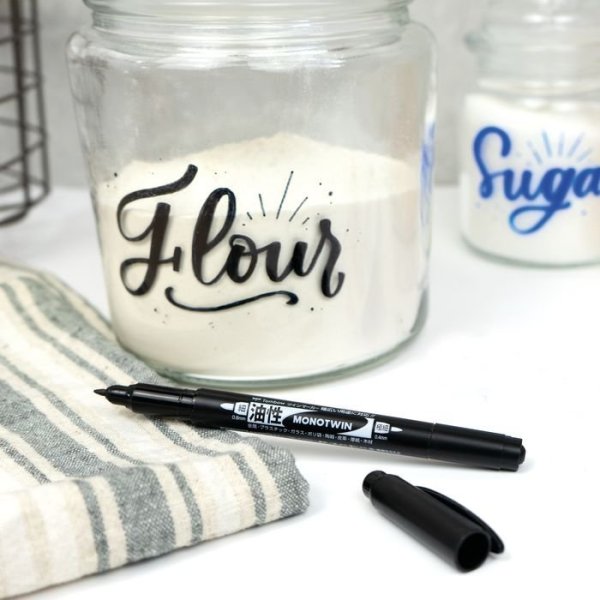 Tombow Obostrani fineliner Mono Twin, 3 kom.