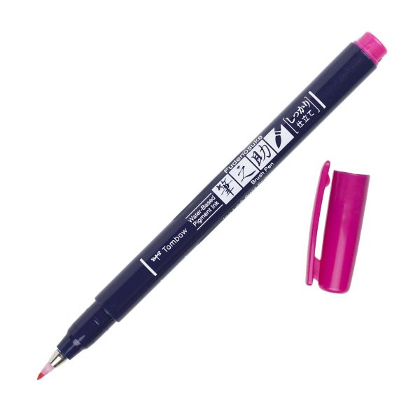 Tombow Flomaster Fudenosuke, pink