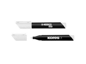 Kores kreativní popisovač K-marker White, kulatý hrot, bílý