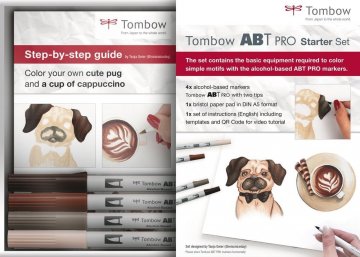 Tombow Set obostranih flomastera na bazi alkohola ABT PRO, Starter set