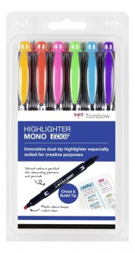 Tombow Signir MONO edge, set 6 kom.