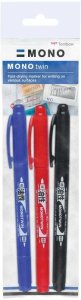 Tombow Obostrani fineliner Mono Twin, 3 kom.
