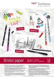 Tombow Blok za crtanje Bristol A4